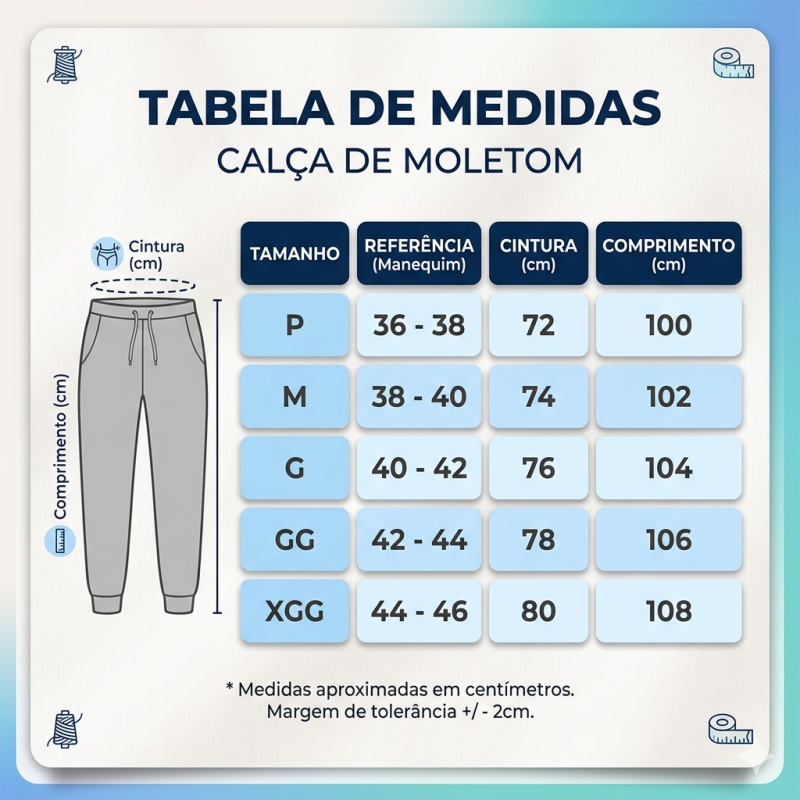 Calça Feminina de Moletom