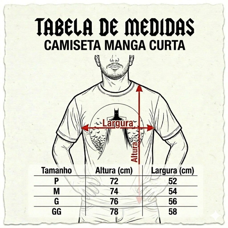 Camiseta Batman O Cavaleiro da Noite
