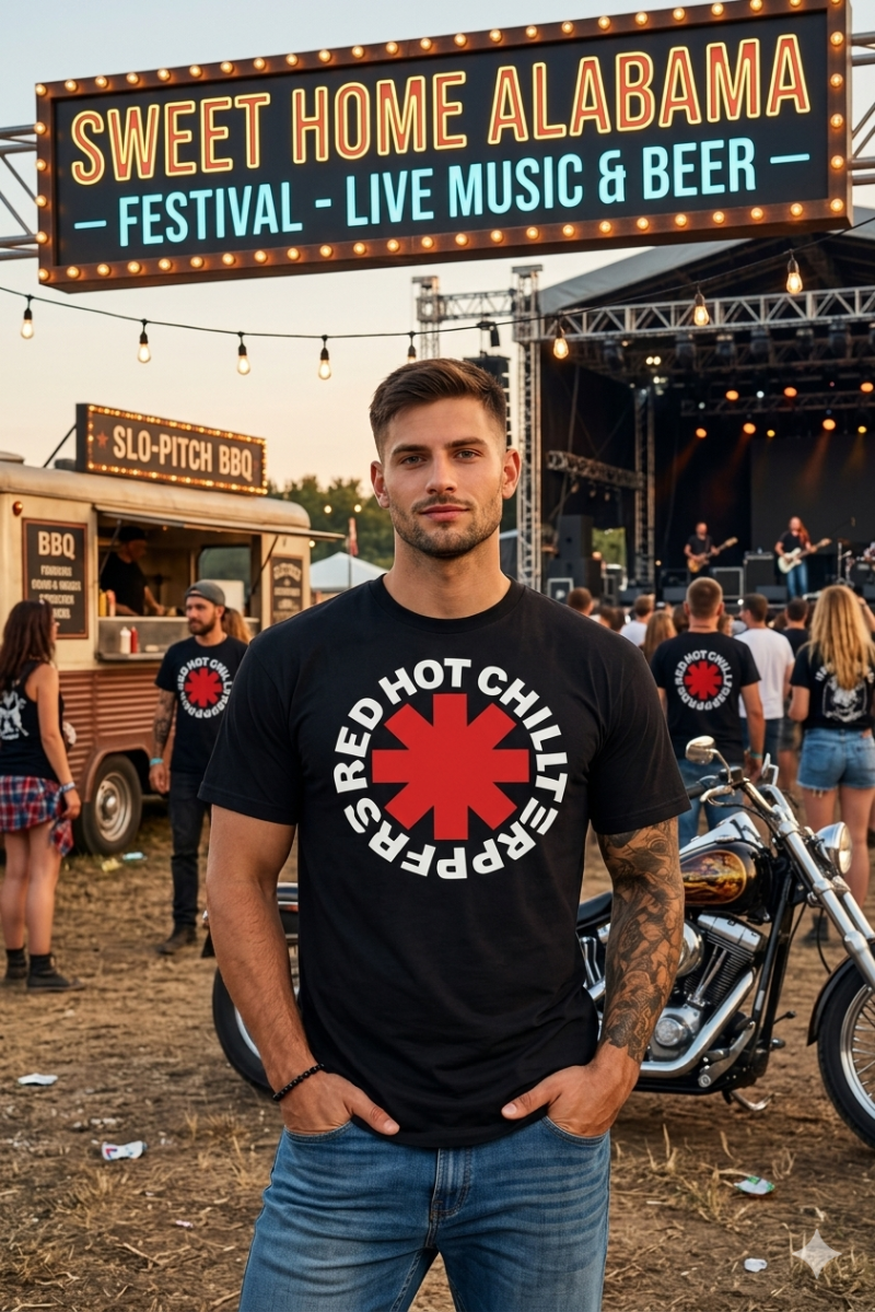 Camiseta Red Hot Chili Peppers Asterisk