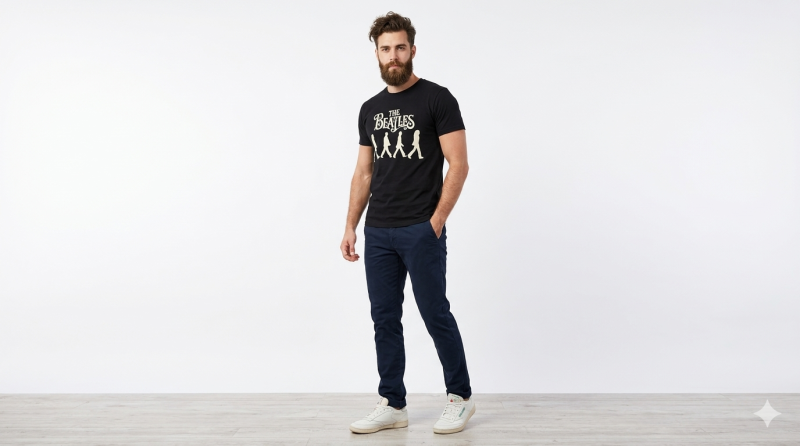 Camiseta The Beatles - Abbey Road