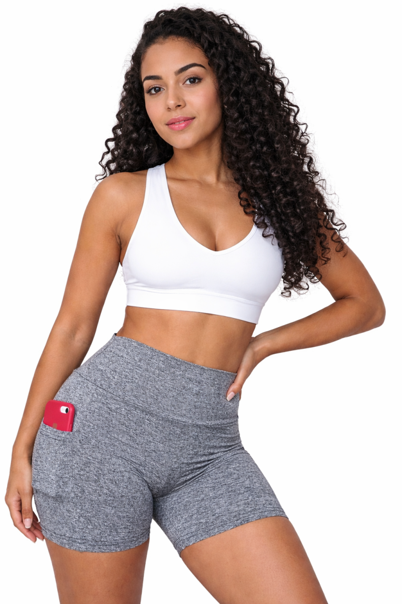 kit 3 Shorts Fitnes Feminino