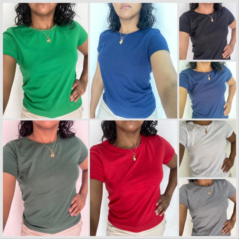 Kit 4 T-shirts Feminina