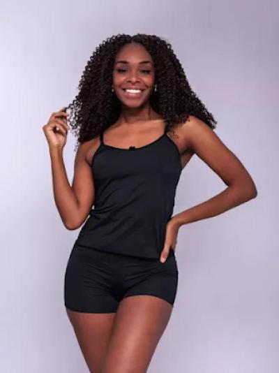Pijama Shorts e Blusa de Alcinha