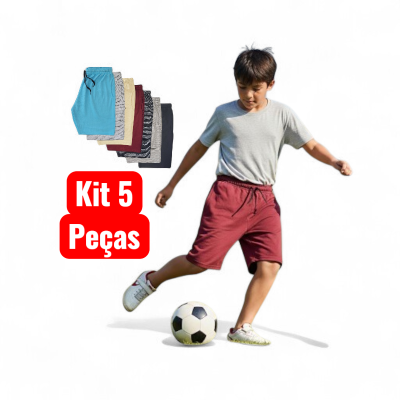 Bermuda Juvenil de Moletom