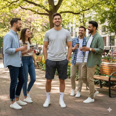 Kit 3 Bermuda de Moletom