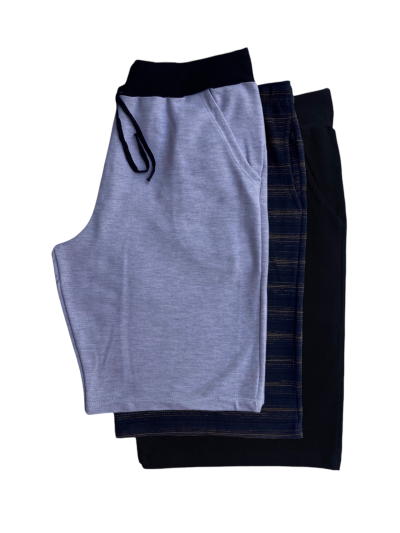Kit 3 Bermuda Masculina Plus Size
