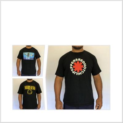 Kit 3 Camisetas de Rock