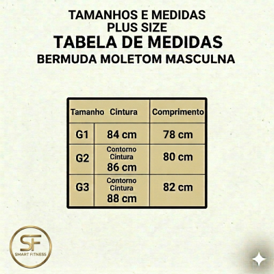 Kit 5 Bermuda Plus Size