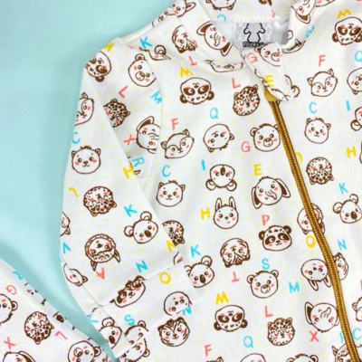 Conjunto Macacão e Touca Infantil